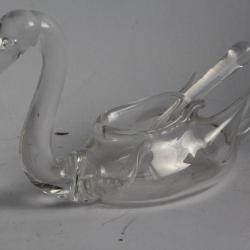 Salière verre soufflé Cygne