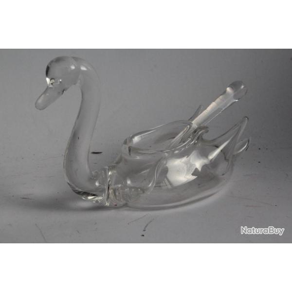 Sali�re verre souffl� Cygne