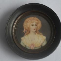 Peinture miniature François I DUMONT (1751-1831)