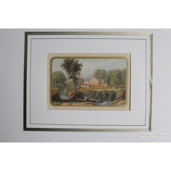 Ancienne gravure couleurs George BAXTER