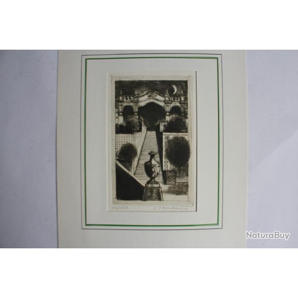 Gravure originale signe 41/100