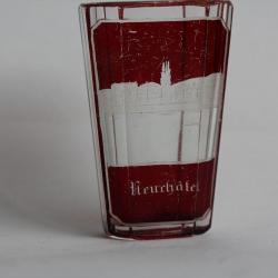 Verre souvenir Corcelles le Jorat 1803-1903 Suisse