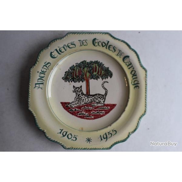Assiette Anciens �l�ves des �coles de Carouge 1905-1955 Noverraz