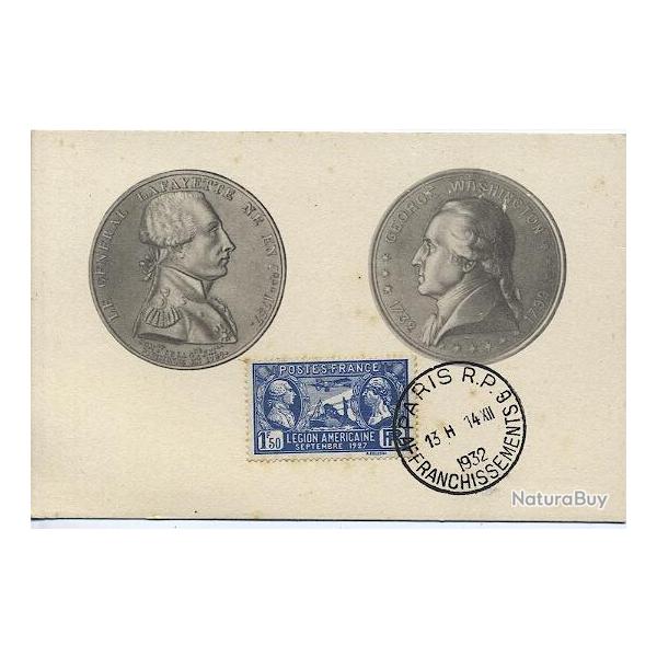 Carte-maximum France n� 245 -  L�gion Am�ricaine