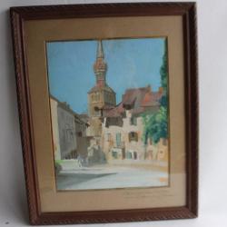 Peinture La Roche-sur-Foron Jean-Jacques DERIAZ Haute-Savoie