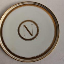 Grand plat porcelaine Napoléon