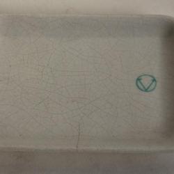 Plateau céramique craquelée Bonifas ou similaire