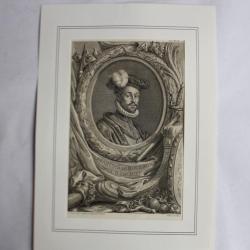 Gravure François de Bourbon XVIIIe siècle Miger Fragonard