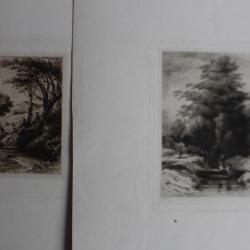 Gravures Louis MARVY XIXe siècle