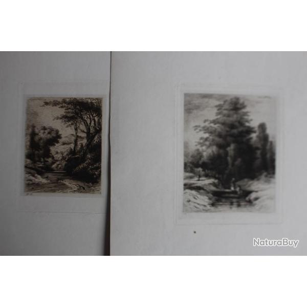 Gravures Louis MARVY XIXe sicle