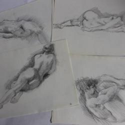 Dessins originaux femme nue REY érotique
