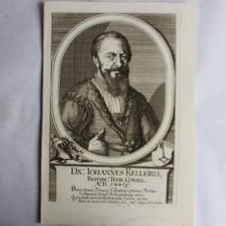 Gravure Johannes Kellerus XVIIe siècle Johannes Meyer Tigurine Zürich