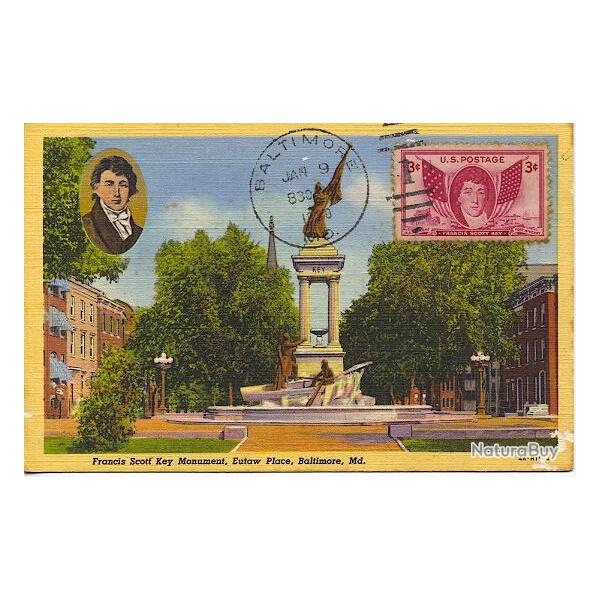 Carte-maximum �tats-Unis N�513