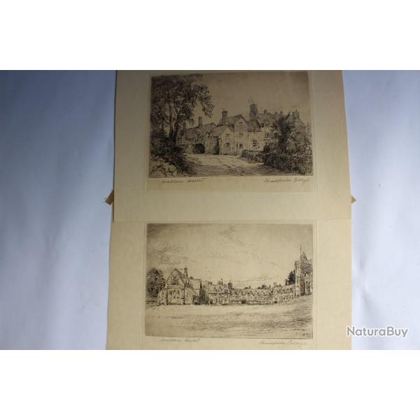 Gravures Wallace R. HESTER Bradfield College Royaume-Uni