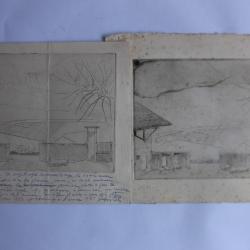 Essais gravures Reynold Oscar DISTELI dédicace