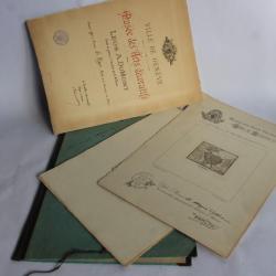 Gravures A. DUMONT et LUGARDON Musée des arts décoratifs Genève 1900