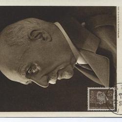 Carte-maximum France n° 512 - 80C brun  Maréchal Pétain