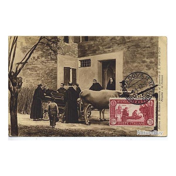 Carte-maximum Italie - N�277 - Saint Antoine de Padoue