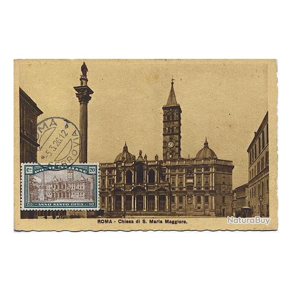 Carte-maximum Italie - N�163 - Rome ann�e sainte