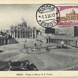 Carte-maximum Italie - N°166 - Rome année sainte