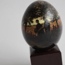 OEuf peint Le retour Israels peinture à l'huile RAPP