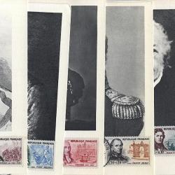 Carte-maximum France - n° 1295/1300 Série Appolinaire (6 cartes)