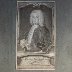 Gravure XVIIIe siècle Joannes Christophorus
