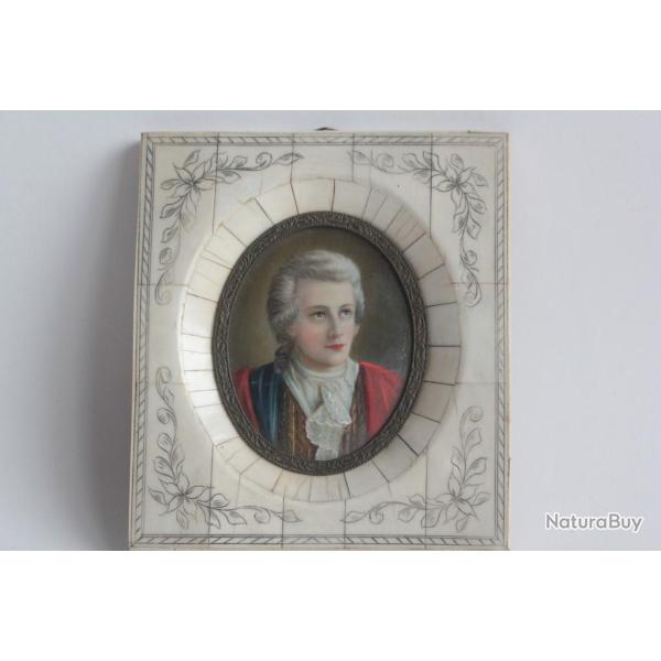 Peinture miniature Portrait Homme