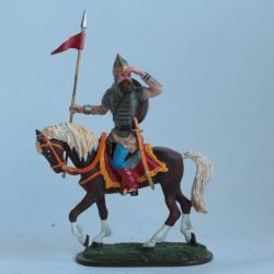 Soldat de plomb russe &agrave; cheval Sphere ????? Guerre contre les Tartares