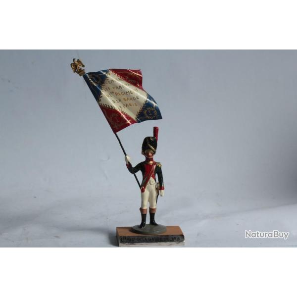 Soldat de plomb Porte drapeau Ier R�giment Garde de Paris Guy Renaud