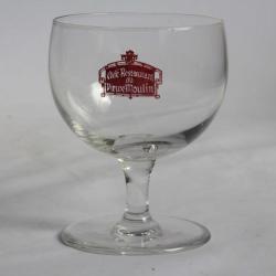 Ancien verre Caf&eacute; Restaurant du Vieux-Moulin