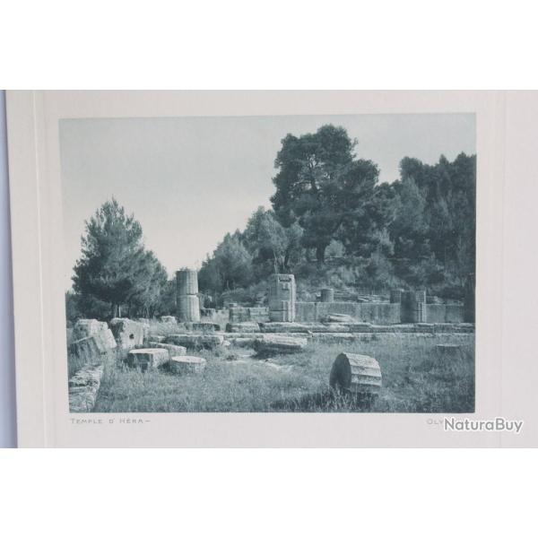 Fred BOISSONNAS Photo H�liogravure Temple d'H�ra Olympie Gr�ce