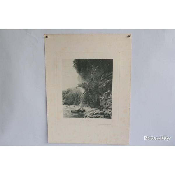 Fred BOISSONNAS Photo H�liogravure Les Troglodytes