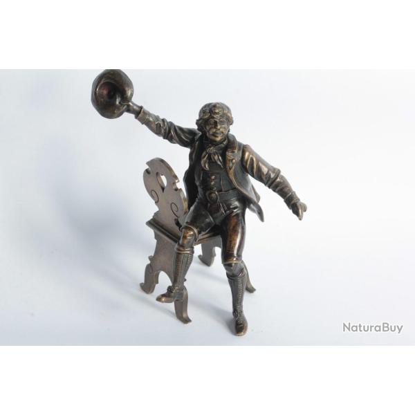 Bronze Personnage Tyrol Autriche sign� M S