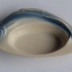 Plat c&eacute;ramique Poisson Charles Amand
