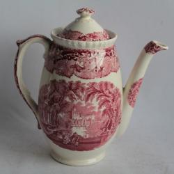 Cafeti&egrave;re Terre de fer MASON'S Vista pink England