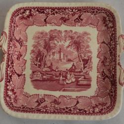 Plateau Terre de fer MASON'S Vista pink England Tray