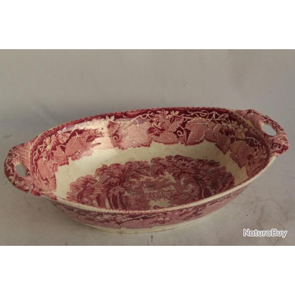 Corbeille � fruits Terre de fer MASON'S Vista pink England