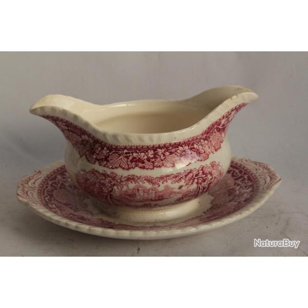Sauci�re Terre de fer MASON'S Vista pink England Sauce boat