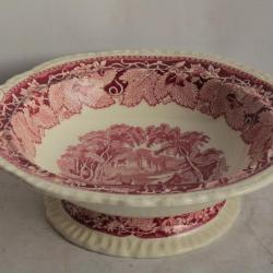 Coupe sur pied Terre de fer MASON'S Vista pink England