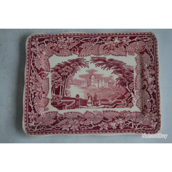 Plat rectangulaire Terre de fer MASON'S Vista pink England