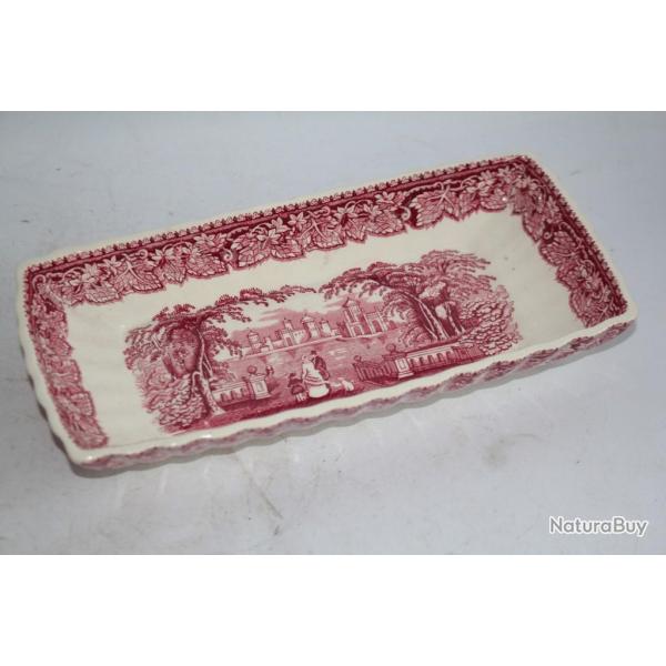 Plat rectangulaire Terre de fer MASON'S Vista pink England
