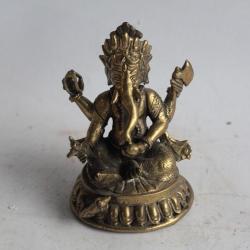 Ancien bronze Ganesh Divinit&eacute; indienne N&eacute;pal