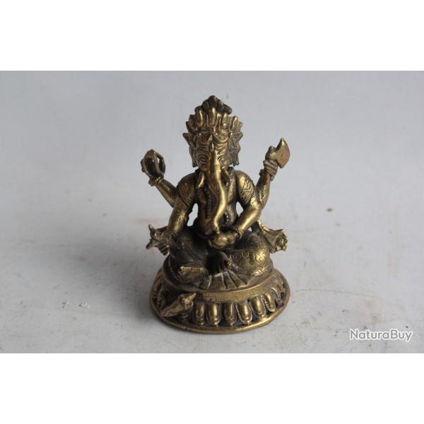 Ancien bronze Ganesh Divinit� indienne N�pal