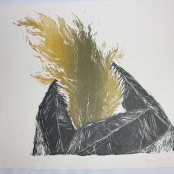 Gravure sur bois Irène WYDLER