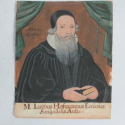 Peinture Iacobus Hofmannus Ecclesia Antistès Saint-Gall Suisse