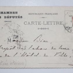 CPA illustr&eacute; chambre des d&eacute;put&eacute;s 1910