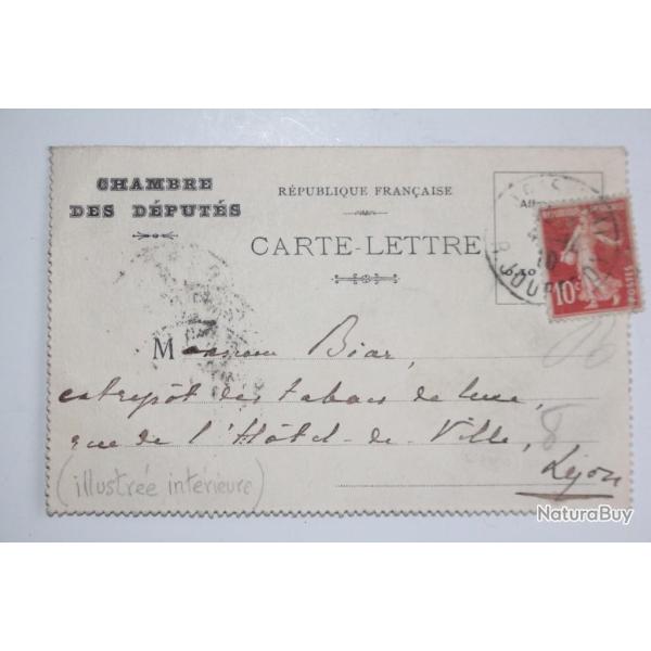 CPA illustr� chambre des d�put�s 1910