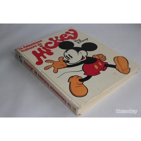 BD La fabuleuse histoire de Mickey Walt Disney EO 1970