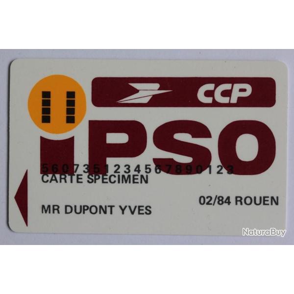 T�l�carte France IPSO Philips CCP Specimen Rouen
